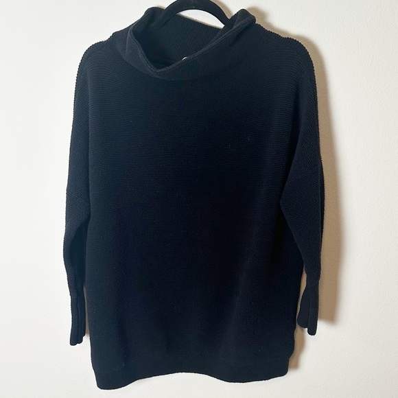 Free People Easy Street Tunic Sweater Black Extra Small - Picture 2 of 7